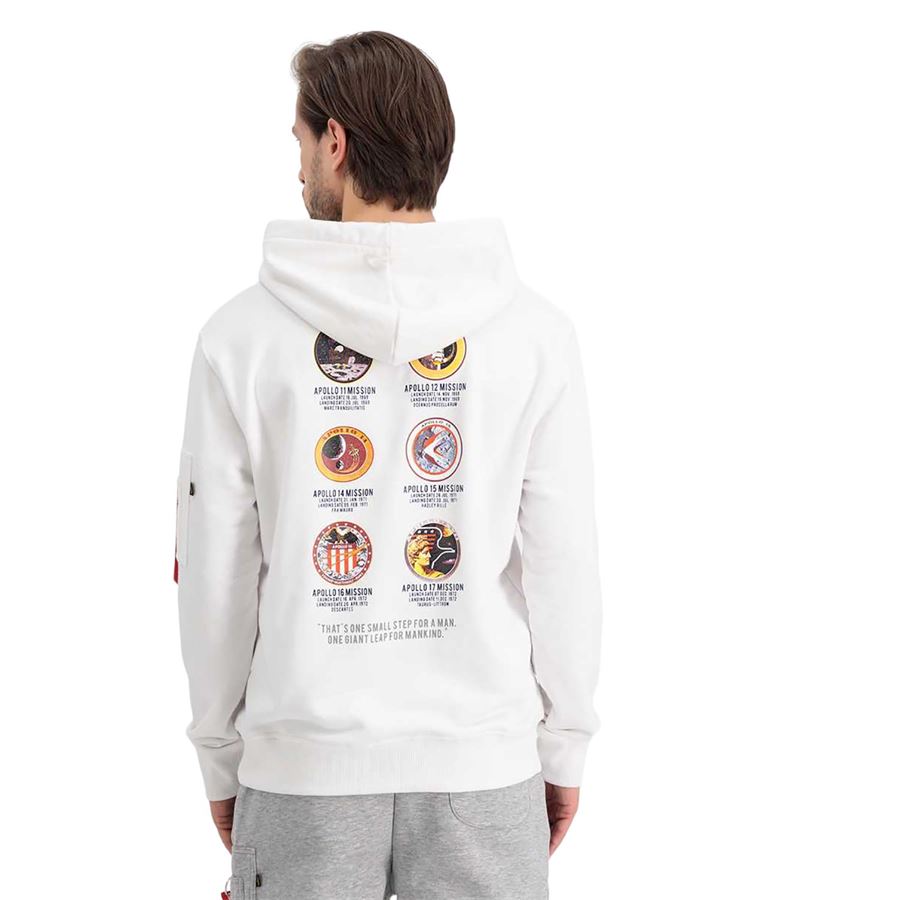 Apollo Mission felpa con cappuccio uomo Alpha Industries | 10633809